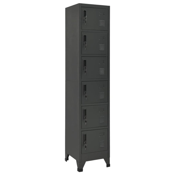 Dulap Vestiar Cu 4 Compartimente 38X45X180 Cm
