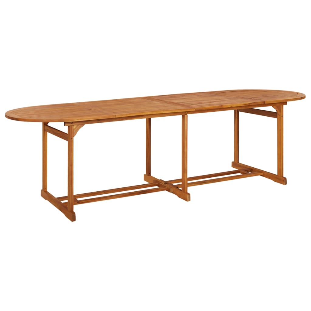 Set Mobilier De Grădină 13 Piese 280X90X75Cm, Lemn Masiv Acacia