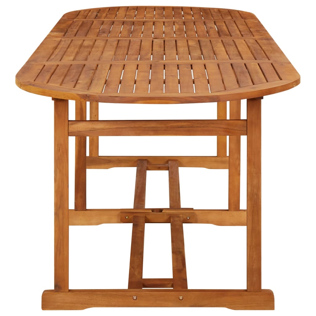 Set Mobilier De Grădină 13 Piese 280X90X75Cm, Lemn Masiv Acacia