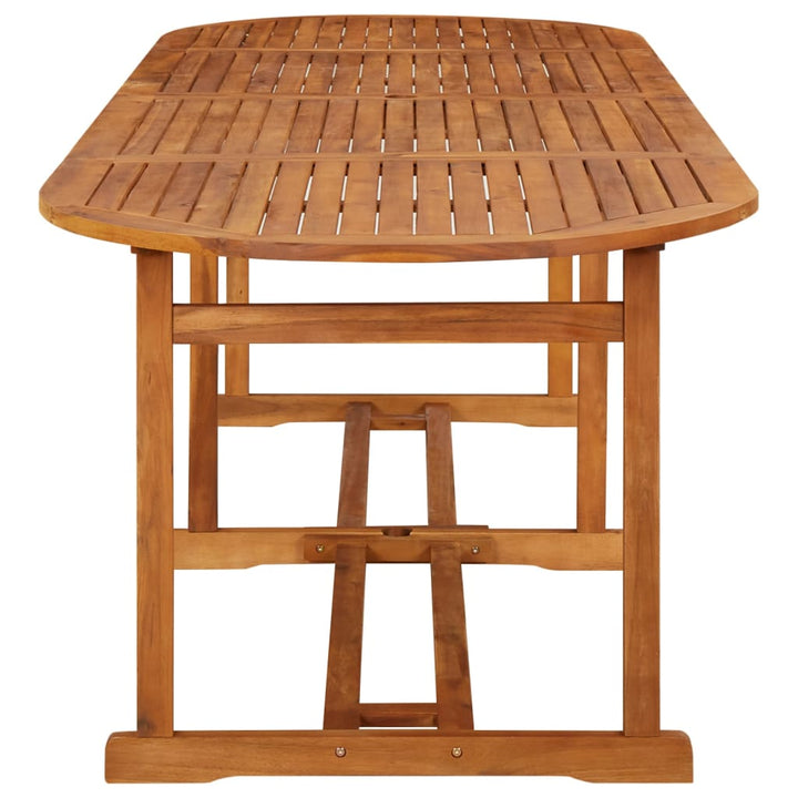 Set Mobilier De Grădină 13 Piese 280X90X75Cm, Lemn Masiv Acacia