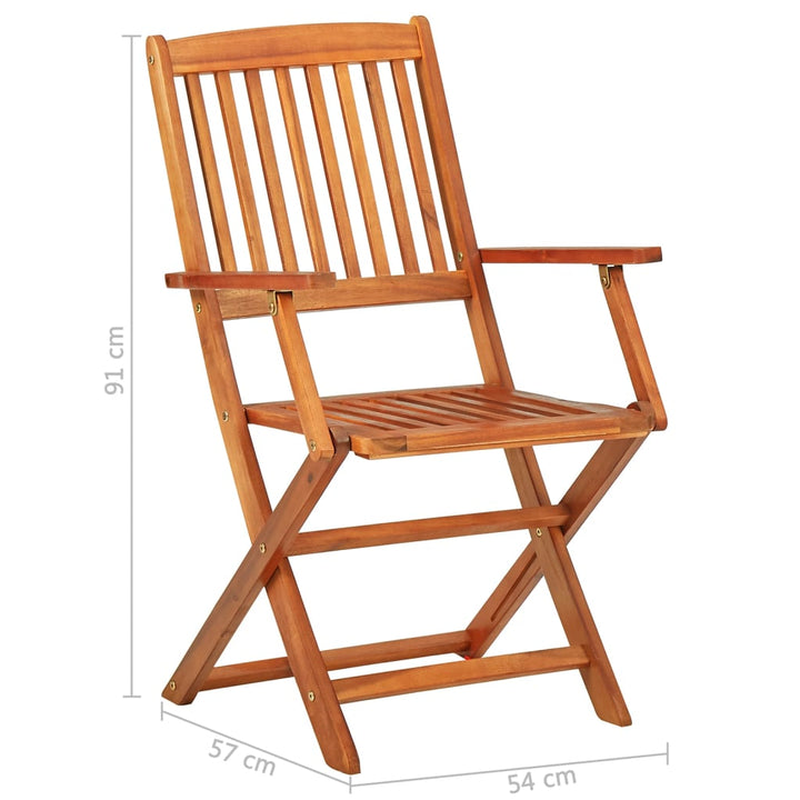 Set Mobilier De Grădină 13 Piese 280X90X75Cm, Lemn Masiv Acacia