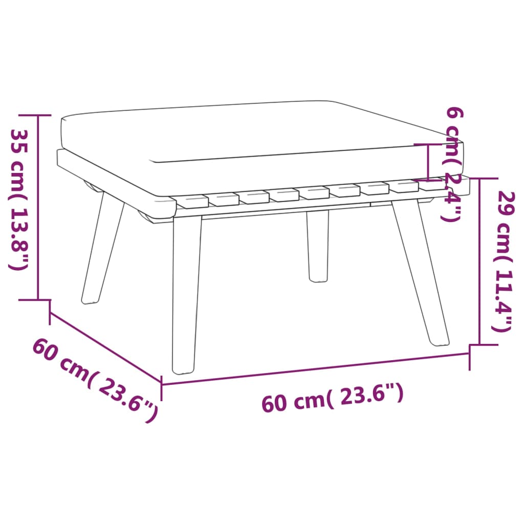 Set Mobilier De Grădină Cu Perne, 12 Piese, Lemn Masiv Acacia
