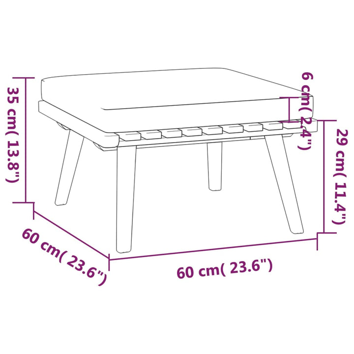 Set Mobilier De Grădină Cu Perne, 12 Piese, Lemn Masiv Acacia