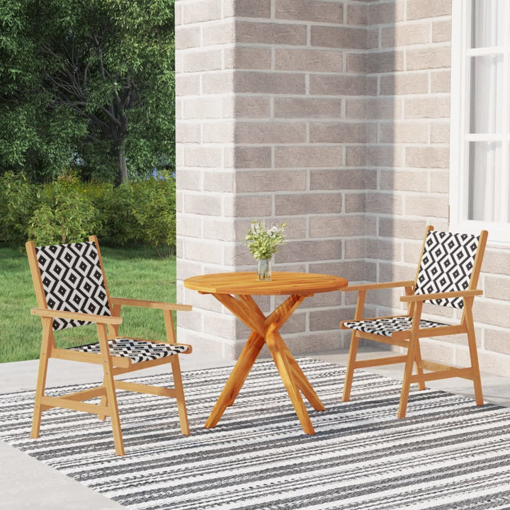 Set Mobilier De Grădină, 5 Piese, Lemn Masiv De Acacia