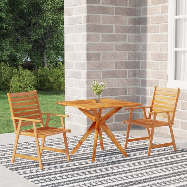 Set Mobilier De Grădină, 5 Piese, Lemn Masiv De Acacia