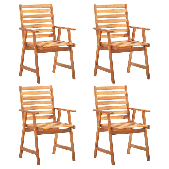 Set Mobilier De Grădină, 5 Piese, Lemn Masiv De Acacia
