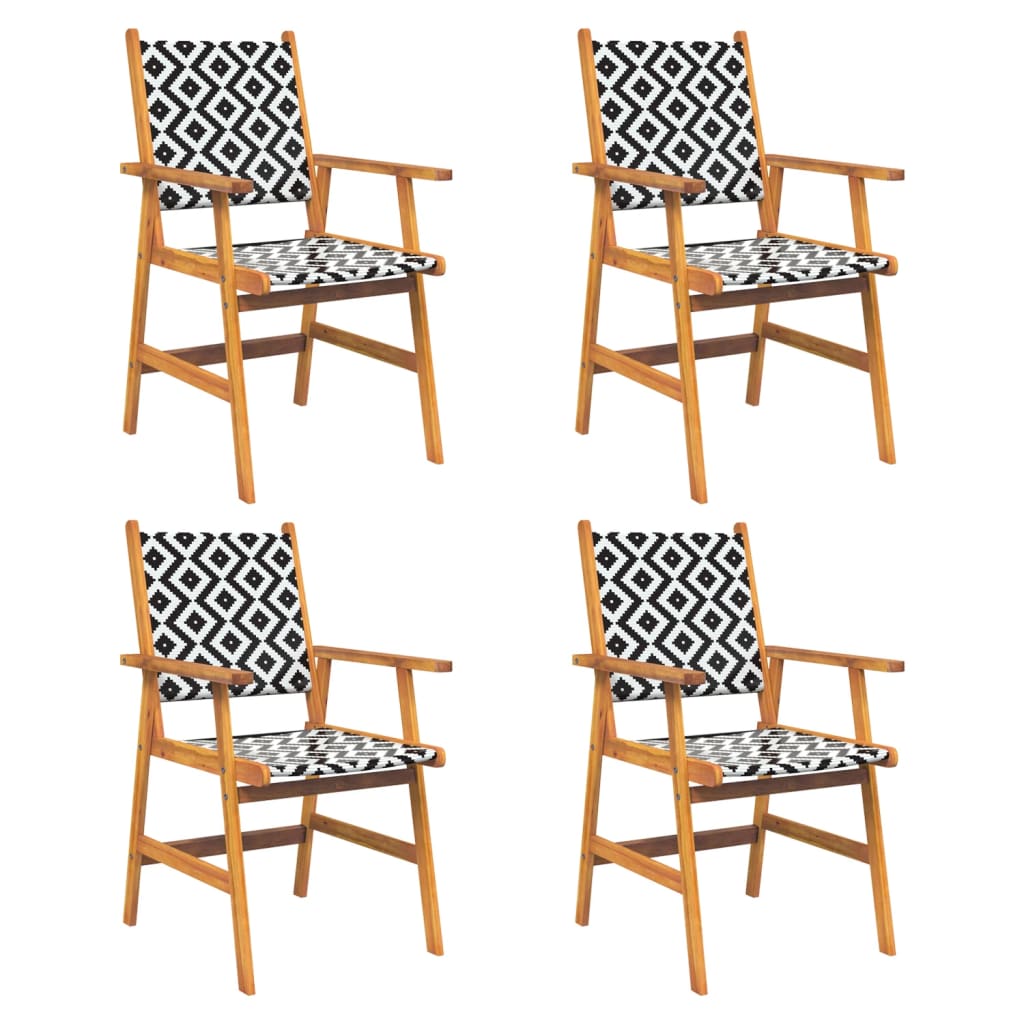 Set Mobilier De Grădină, 5 Piese, Lemn Masiv De Acacia