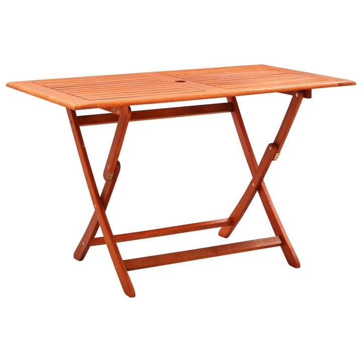 Set Mobilier De Exterior Pliabil, 7 Piese, Lemn Masiv Eucalipt