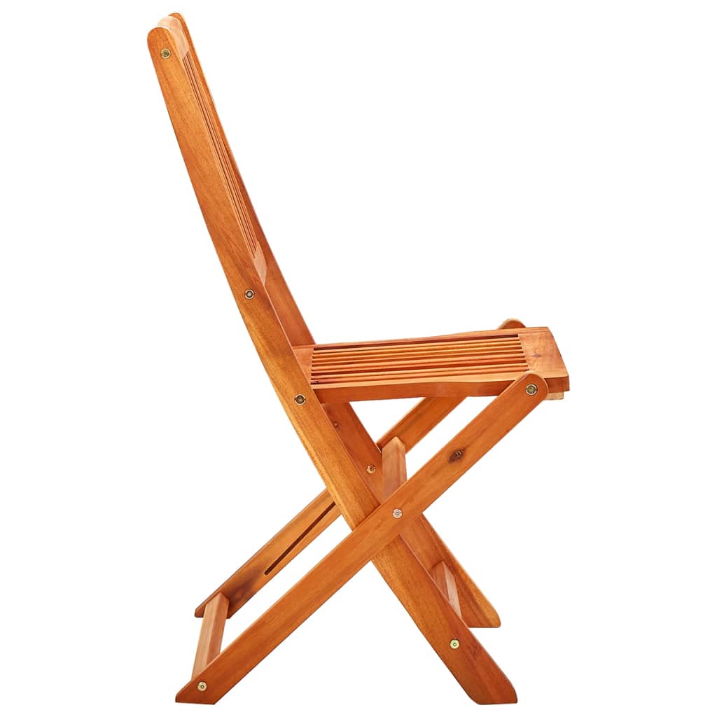 Set Mobilier De Exterior Pliabil, 7 Piese, Lemn Masiv Eucalipt