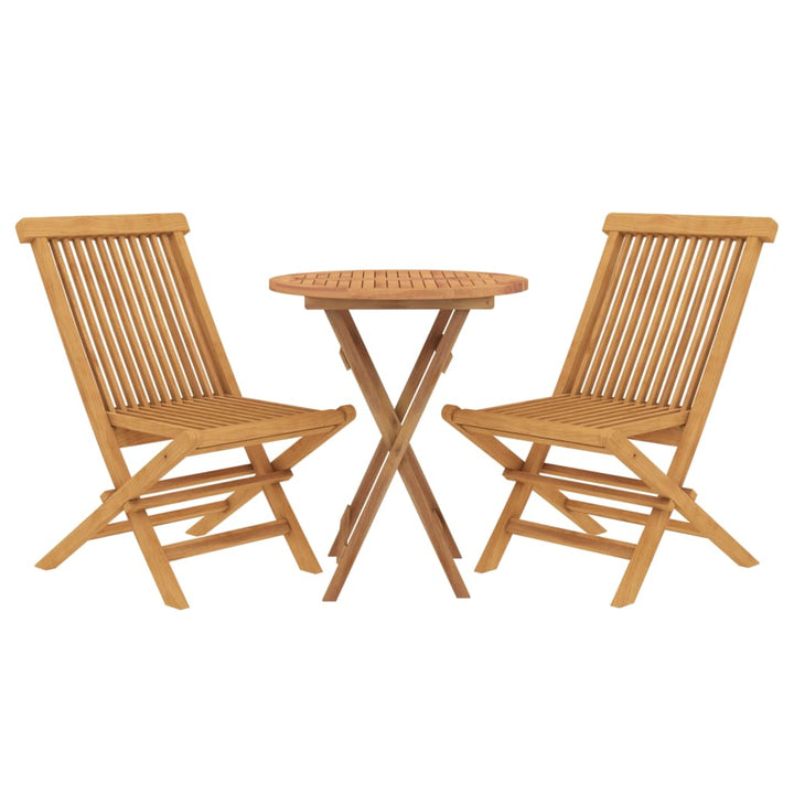 Set Mobilier Grădină, 3 Piese, Lemn Masiv De Tec