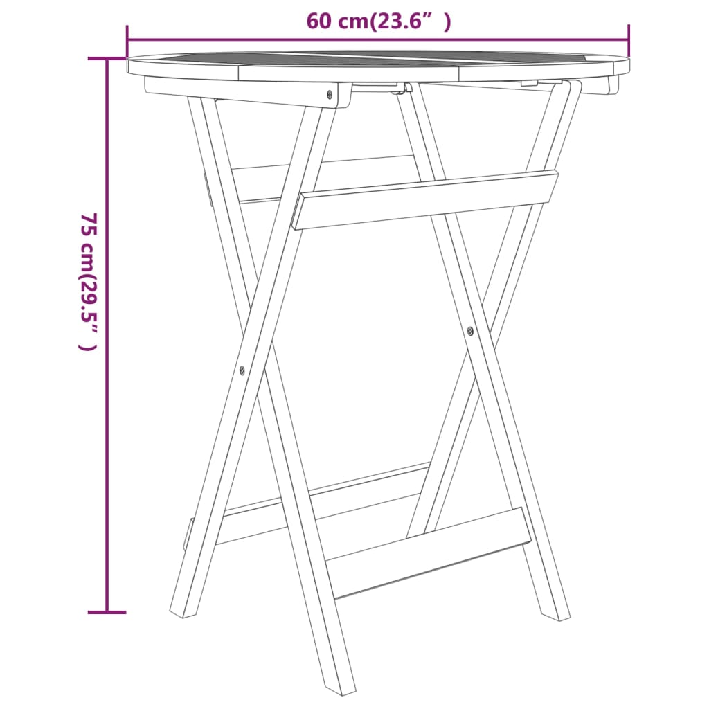 Set Mobilier Grădină, 3 Piese, Lemn Masiv De Tec