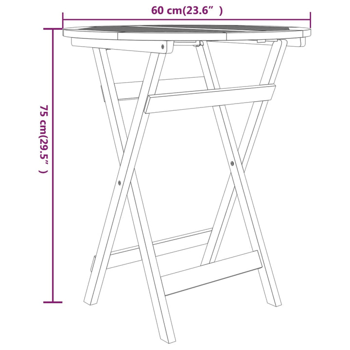 Set Mobilier Grădină, 3 Piese, Lemn Masiv De Tec