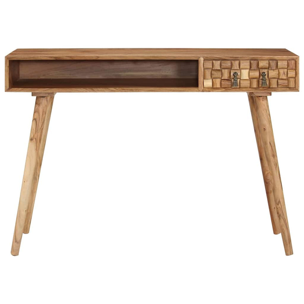 Birou De Scris, 110X50X76 Cm, Lemn Masiv De Acacia
