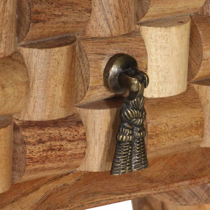Birou De Scris, 110X50X76 Cm, Lemn Masiv De Acacia