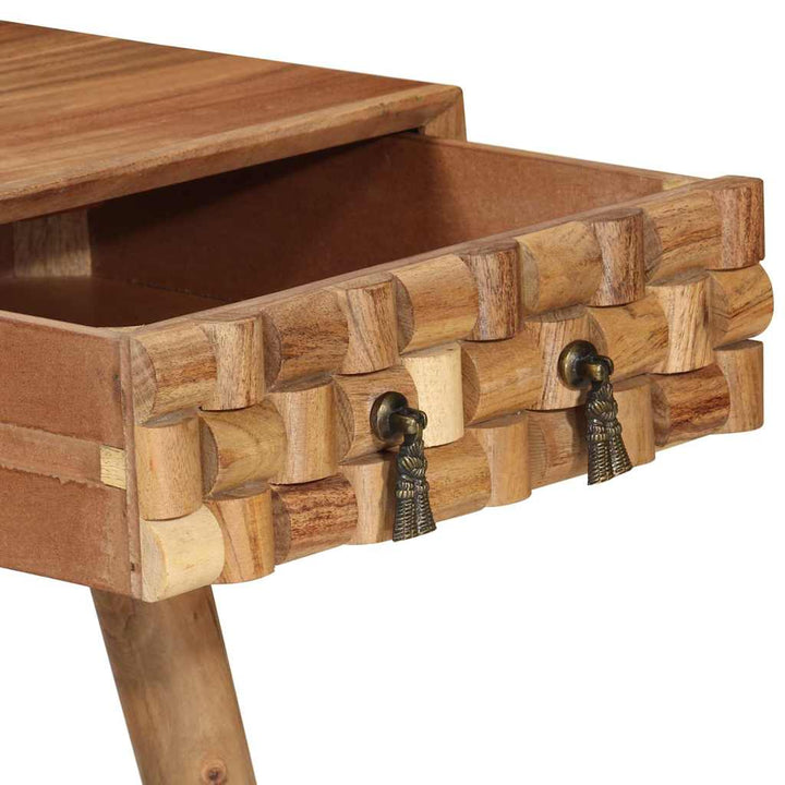 Birou De Scris, 110X50X76 Cm, Lemn Masiv De Acacia