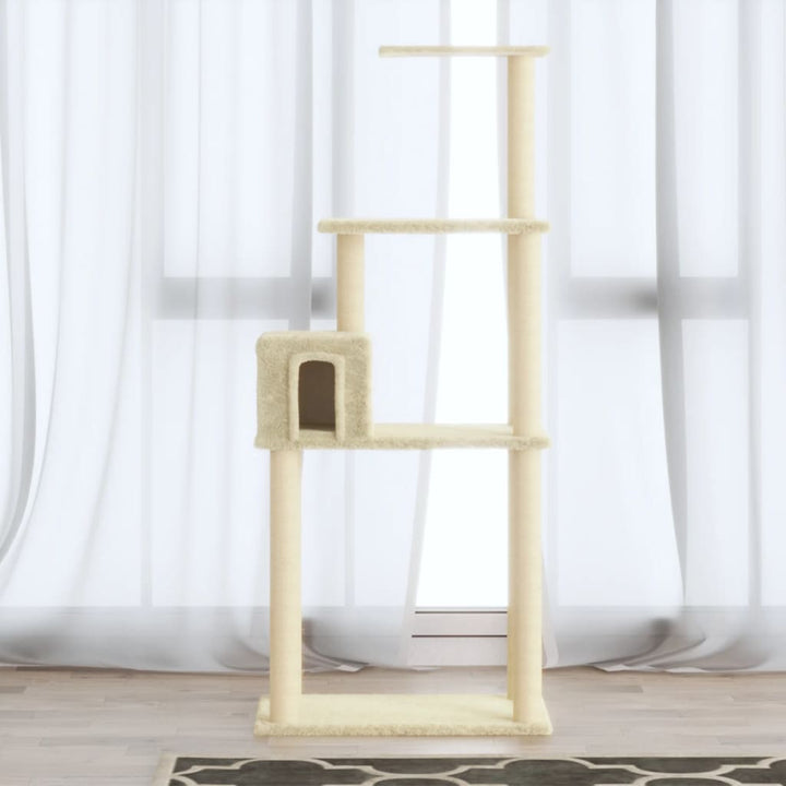 Ansamblu Pisici Cu Stâlpi Din Funie De Sisal, 147 Cm