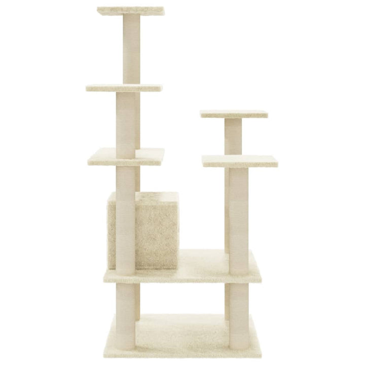 Ansamblu Pisici Cu Stâlpi Din Funie De Sisal, , 110 Cm