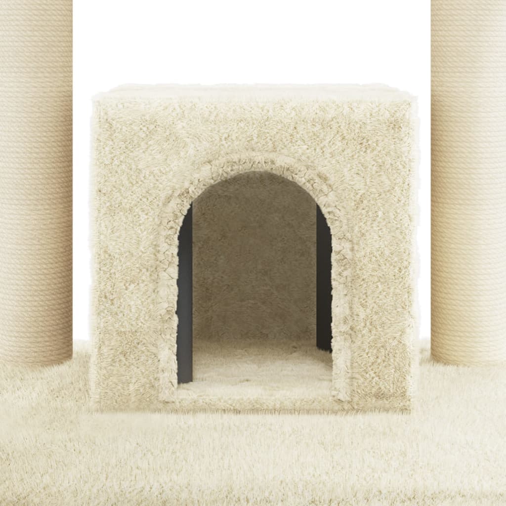 Ansamblu Pisici Cu Stâlpi Din Funie De Sisal, , 110 Cm