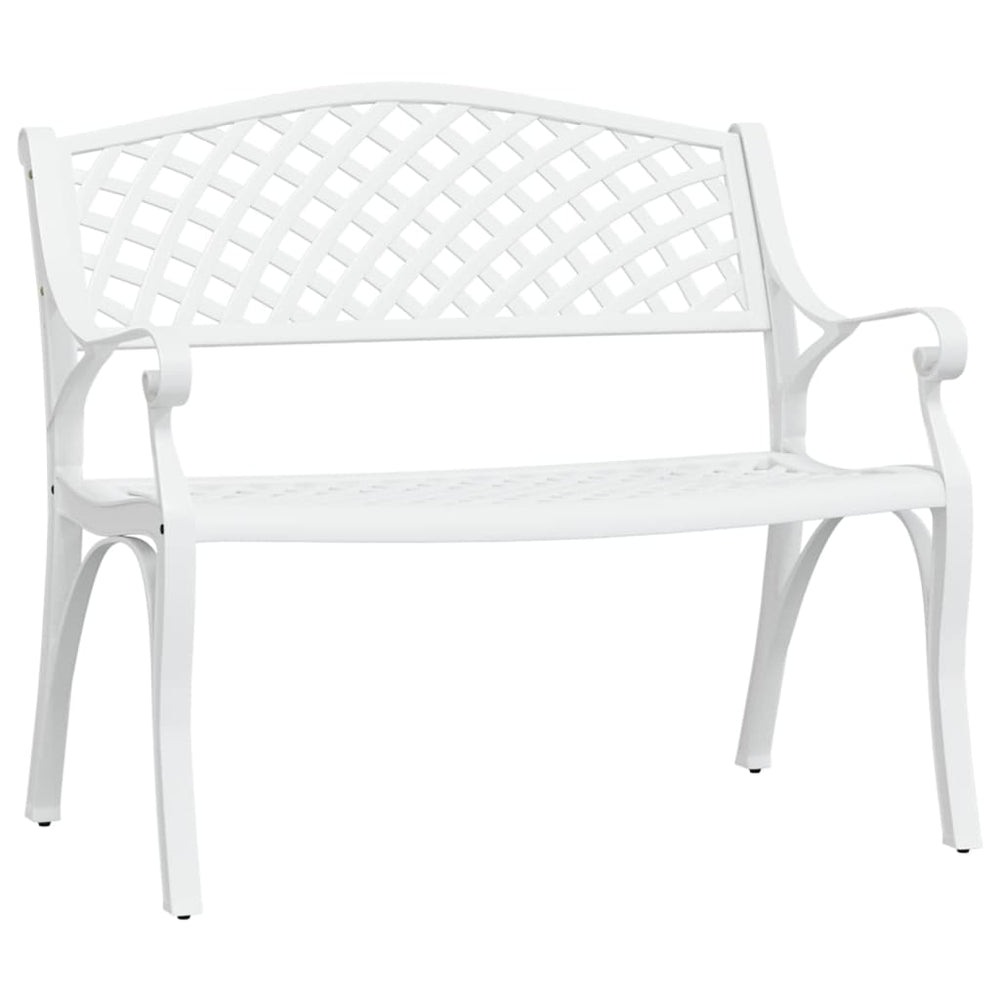 Bancă De Grădină, , 102 Cm, Aluminiu Turnat