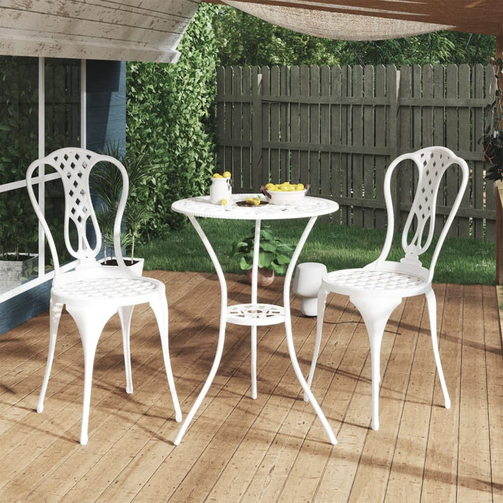 Set Mobilier Bistro, 3 Piese, , Aluminiu Turnat