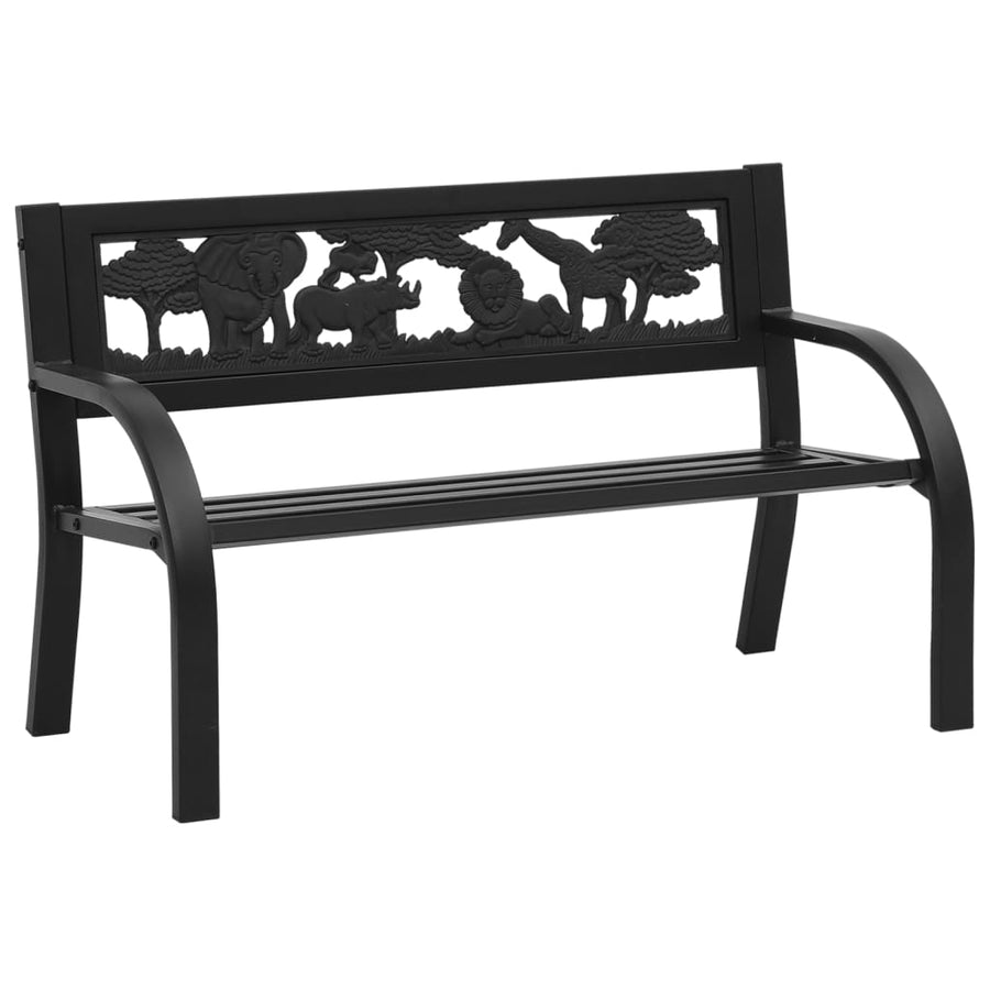 Bancă De Grădină Pentru Copii, 86 Cm, Oţel