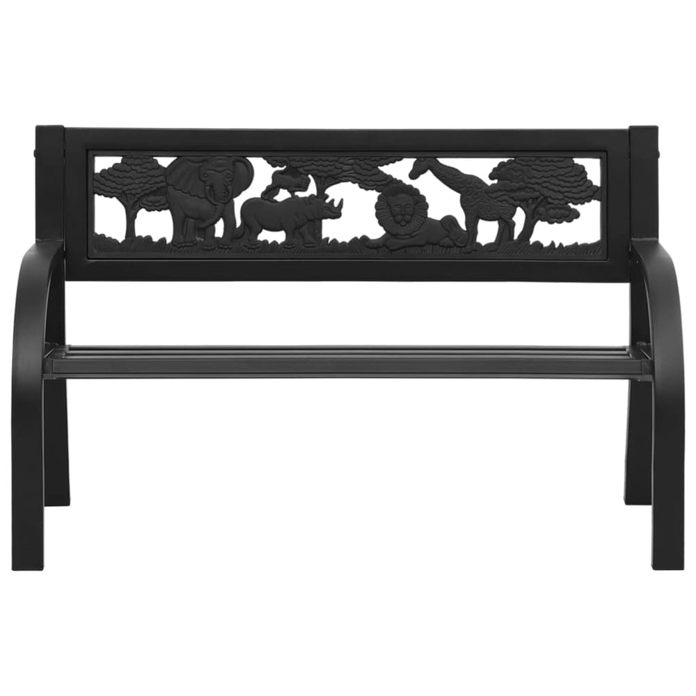 Bancă De Grădină Pentru Copii, 86 Cm, Oţel