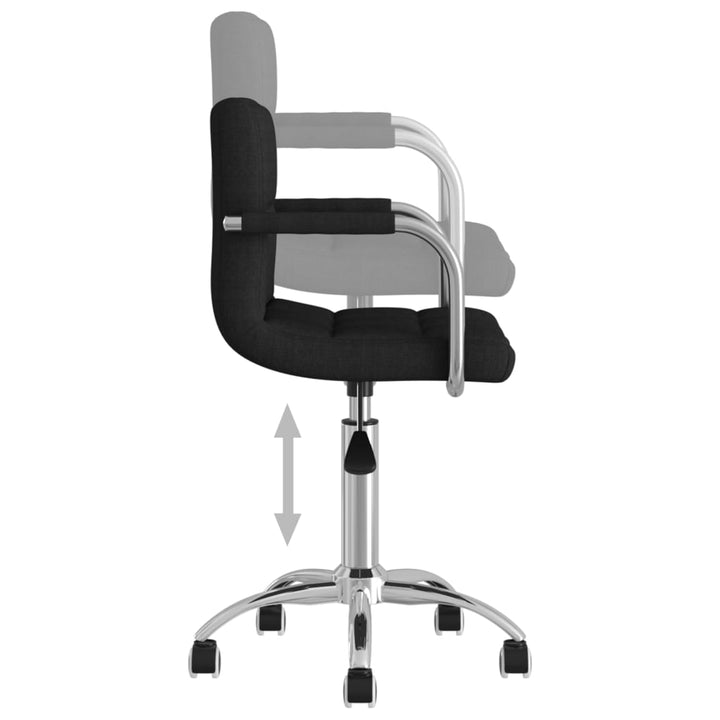 Scaun De Bucătărie Pivotant, , Material Textil