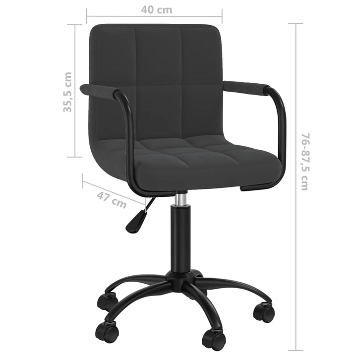 Scaun De Bucătărie Pivotant, , Catifea