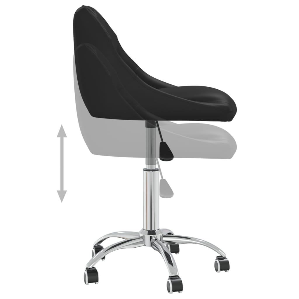 Scaune De Bucătărie Pivotante, 4 Buc., , Piele Ecologică