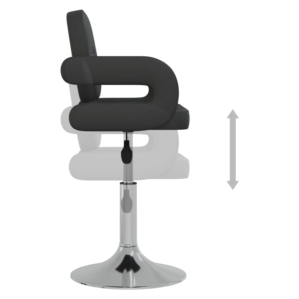 Scaune De Bucătărie Pivotante, 4 Buc., , Piele Ecologică