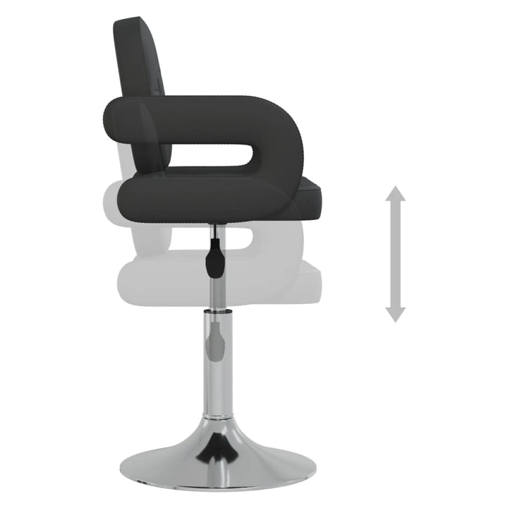 Scaune De Bucătărie Pivotante, 4 Buc., , Piele Ecologică