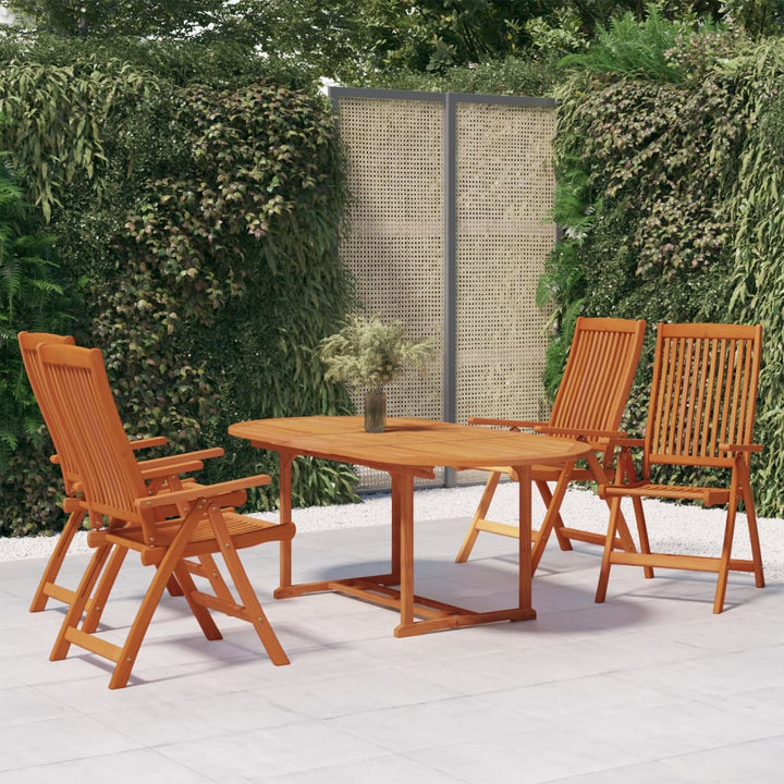 Set Mobilier De Grădină, 7 Piese, Lemn Masiv De Eucalipt