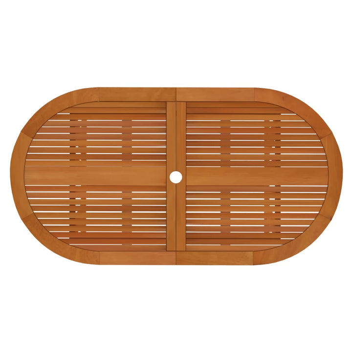 Set Mobilier De Grădină, 7 Piese, Lemn Masiv De Eucalipt