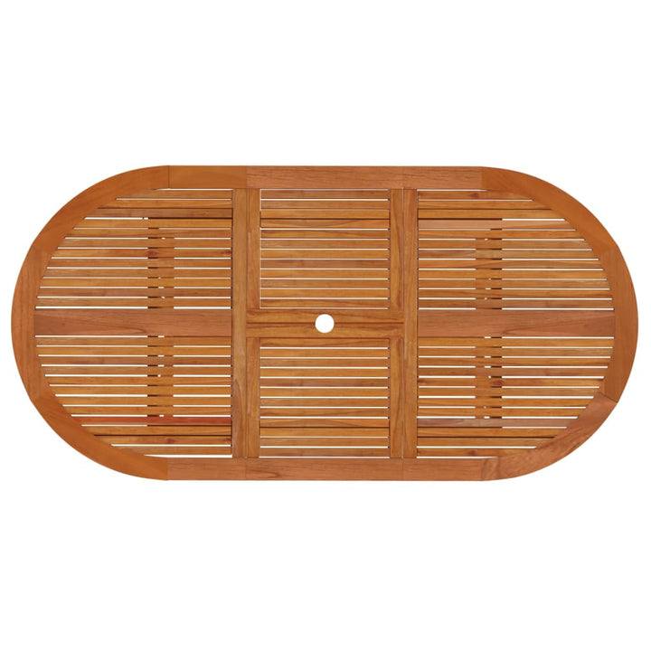 Set Mobilier De Grădină, 5 Piese, Lemn Masiv De Eucalipt