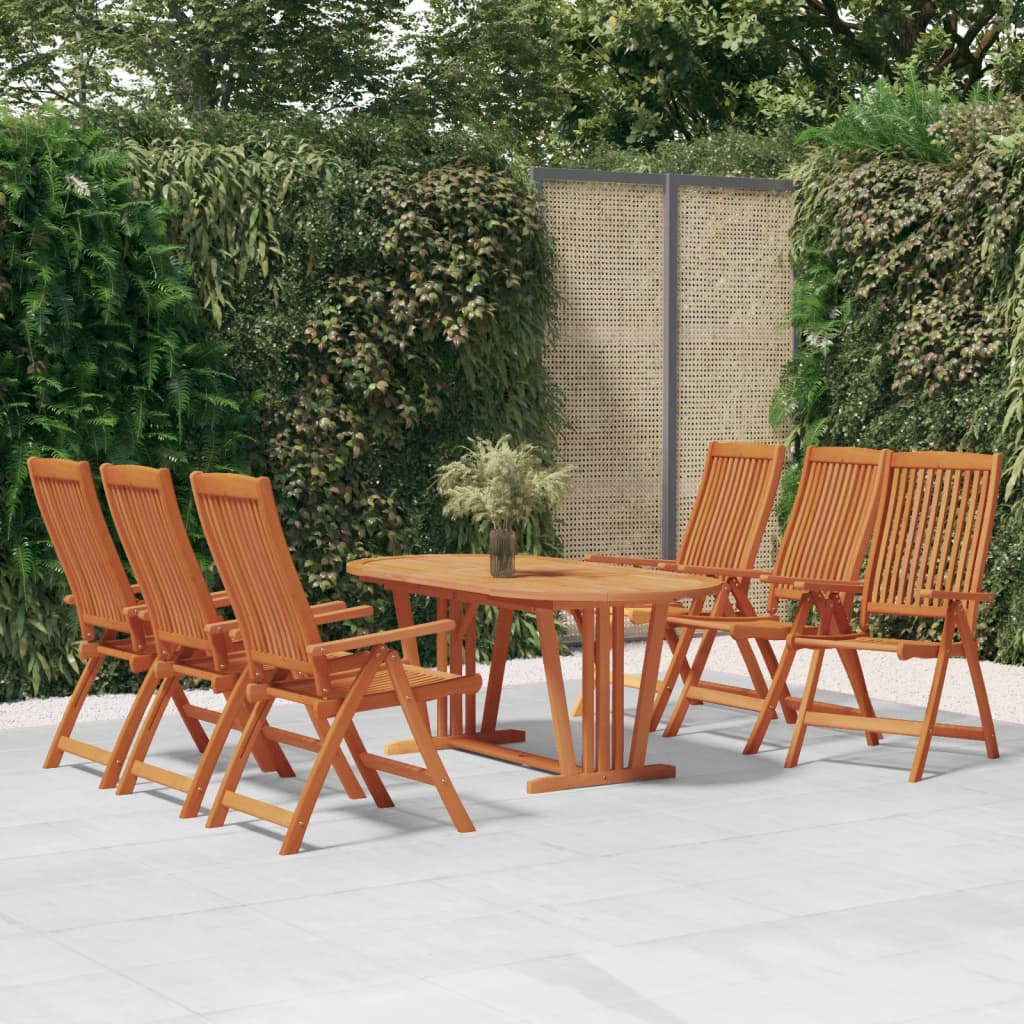 Set Mobilier De Grădină, 5 Piese, Lemn Masiv De Eucalipt