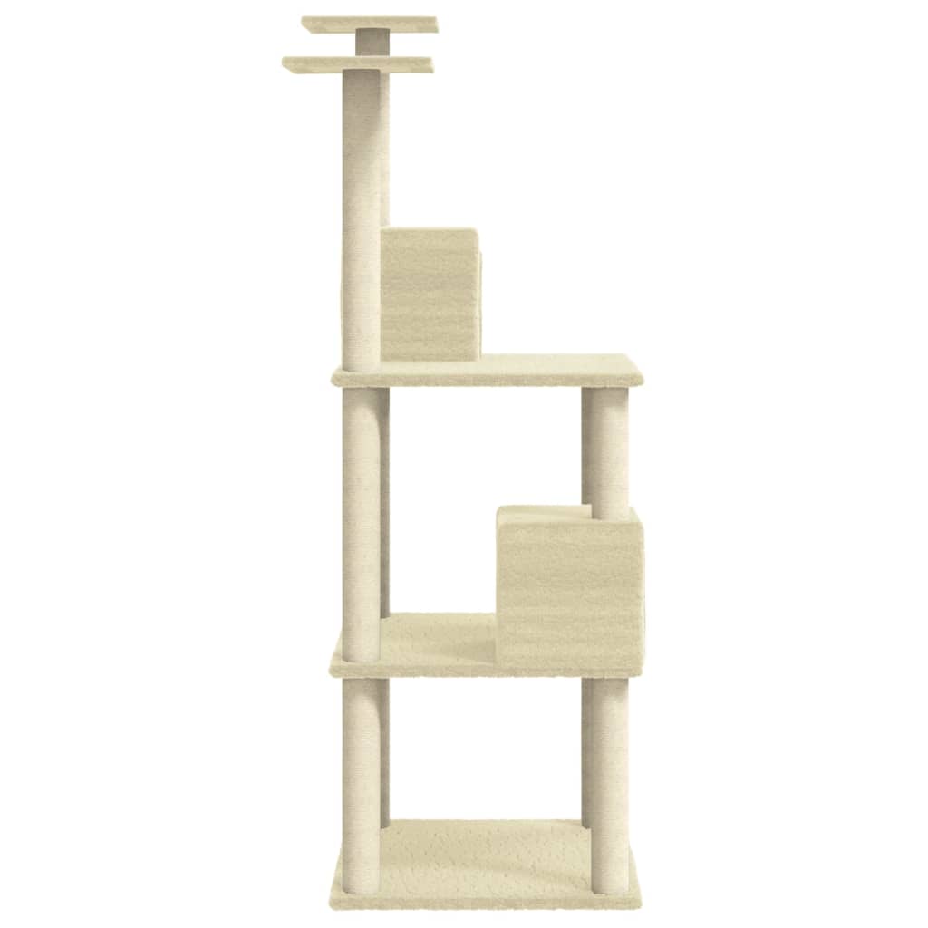 Ansamblu Pisici Cu Stâlpi Din Funie De Sisal, , 141 Cm
