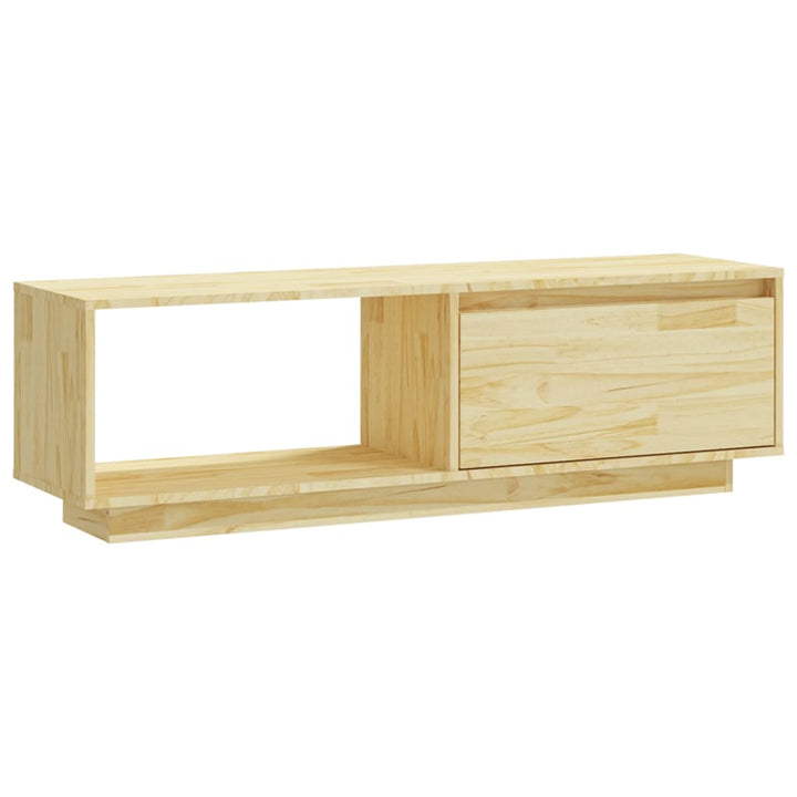 Comodă Tv, 110X30X33,5 Cm, Lemn Masiv De Pin