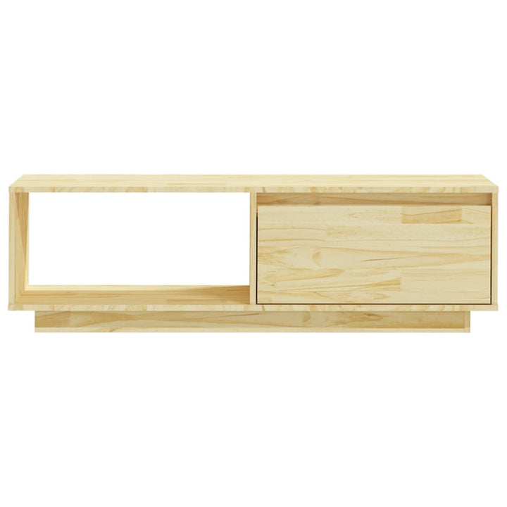 Comodă Tv, 110X30X33,5 Cm, Lemn Masiv De Pin