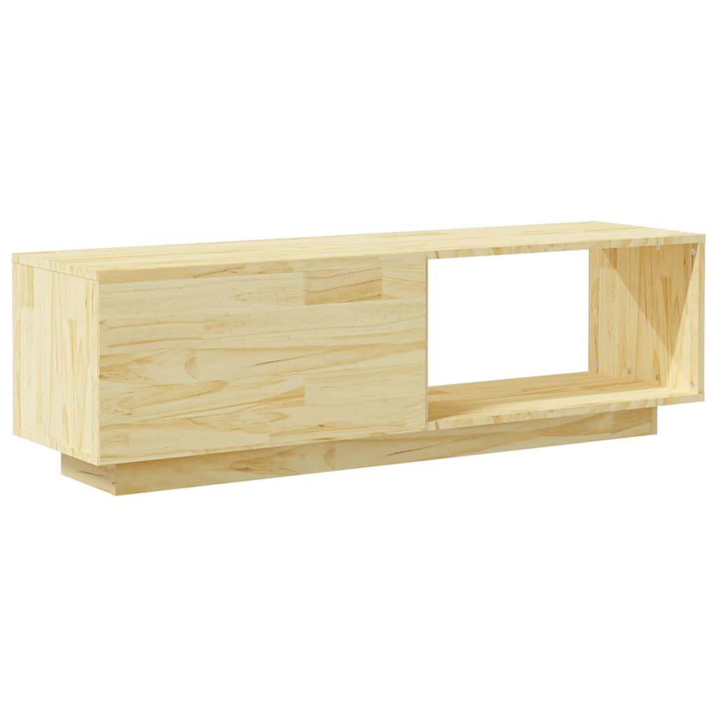 Comodă Tv, 110X30X33,5 Cm, Lemn Masiv De Pin