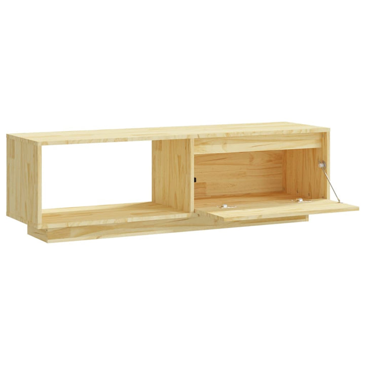 Comodă Tv, 110X30X33,5 Cm, Lemn Masiv De Pin