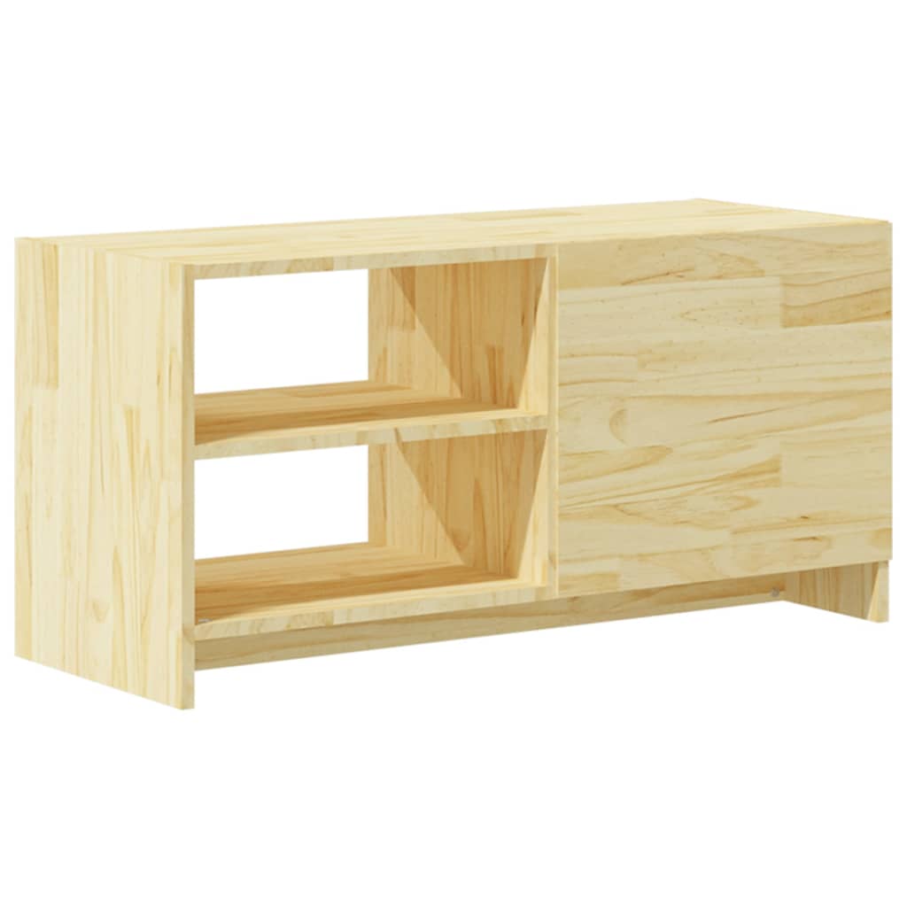 Comodă Tv, 80X31X39 Cm, Lemn Masiv De Pin