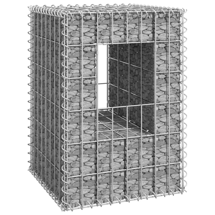 Stâlpi Coș Gabion, 2 Buc., , Fier