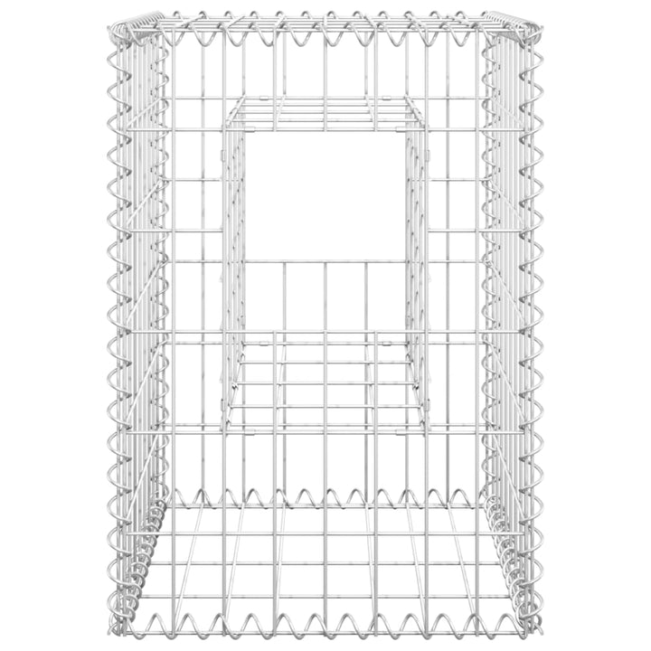 Stâlpi Tip Coș Gabion, 2 Buc., , Fier
