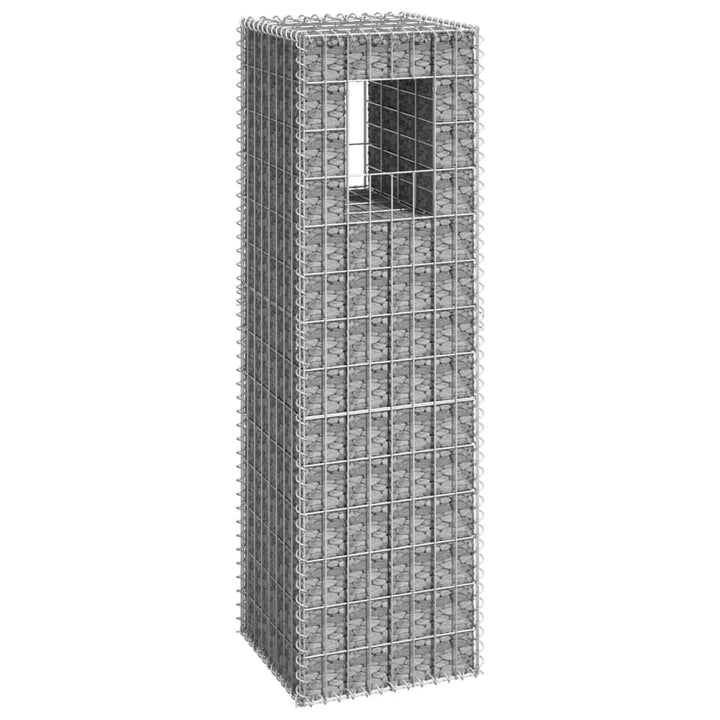 Stâlpi Coș Gabion, 2 Buc., , Fier