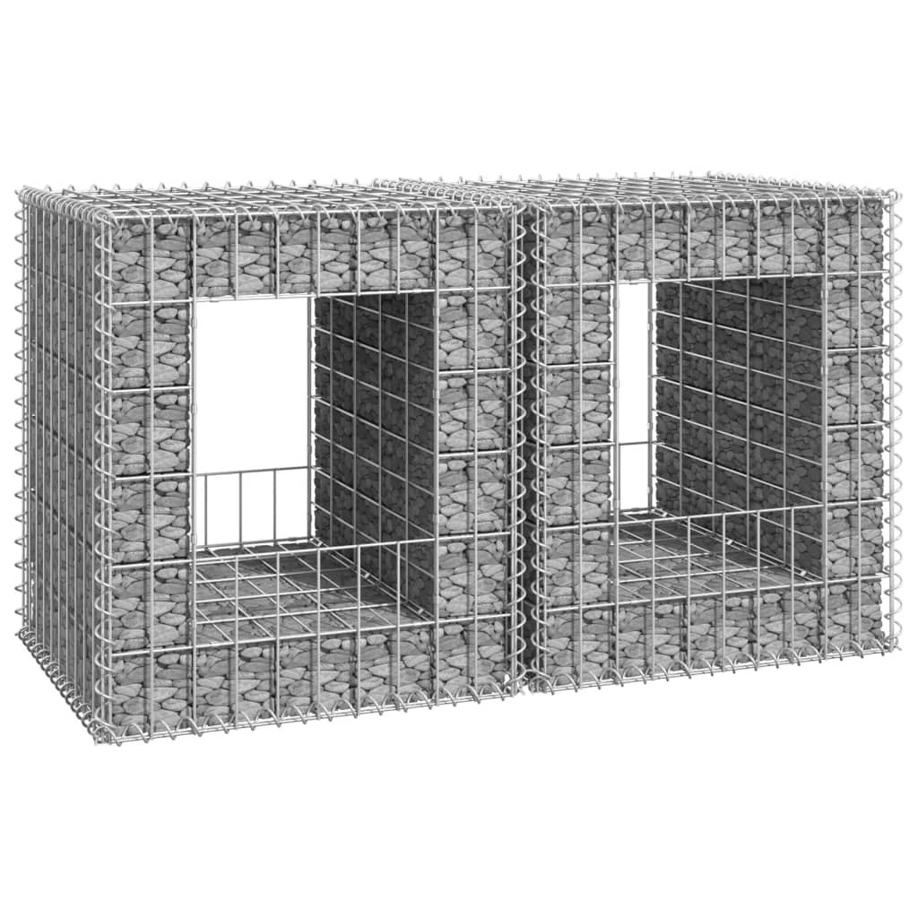 Stâlpi Coș Gabion, 2 Buc., , Fier