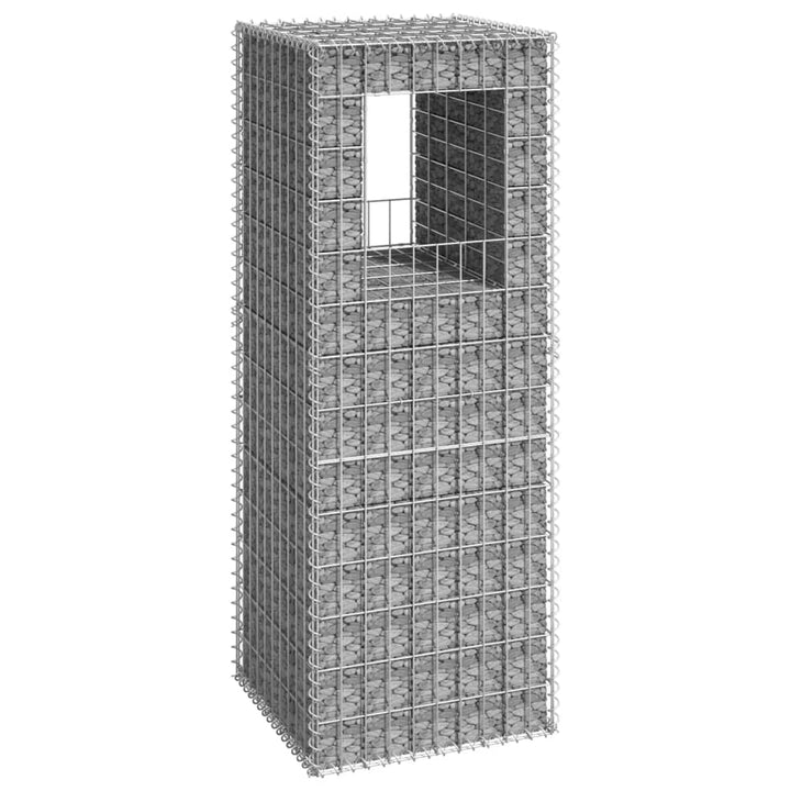 Stâlpi Coș Gabion, 2 Buc., , Fier
