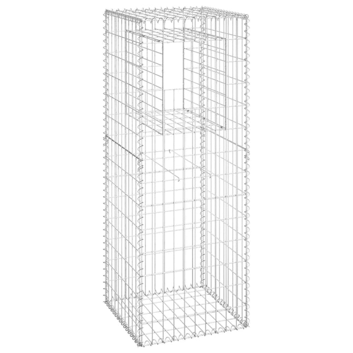 Stâlpi Coș Gabion, 2 Buc., , Fier