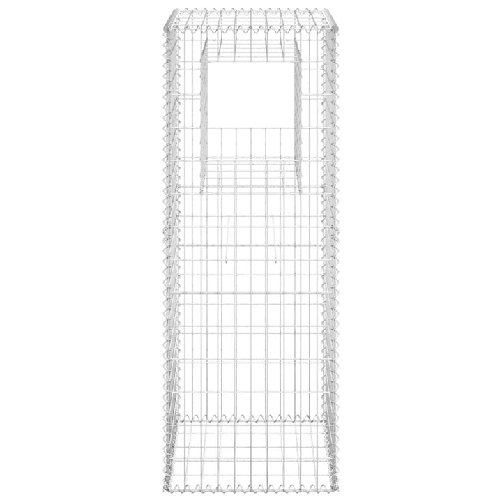 Stâlpi Coș Gabion, 2 Buc., , Fier
