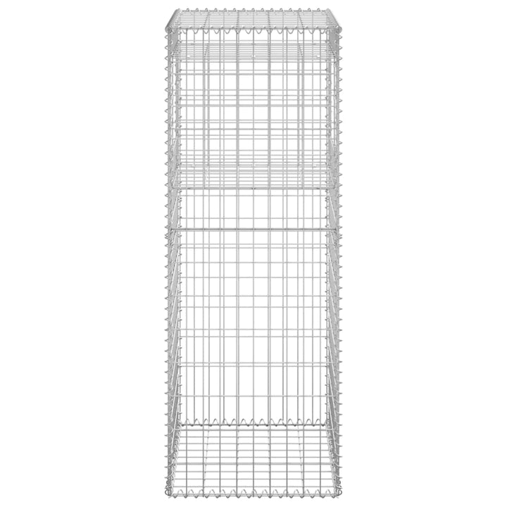 Stâlpi Coș Gabion, 2 Buc., , Fier