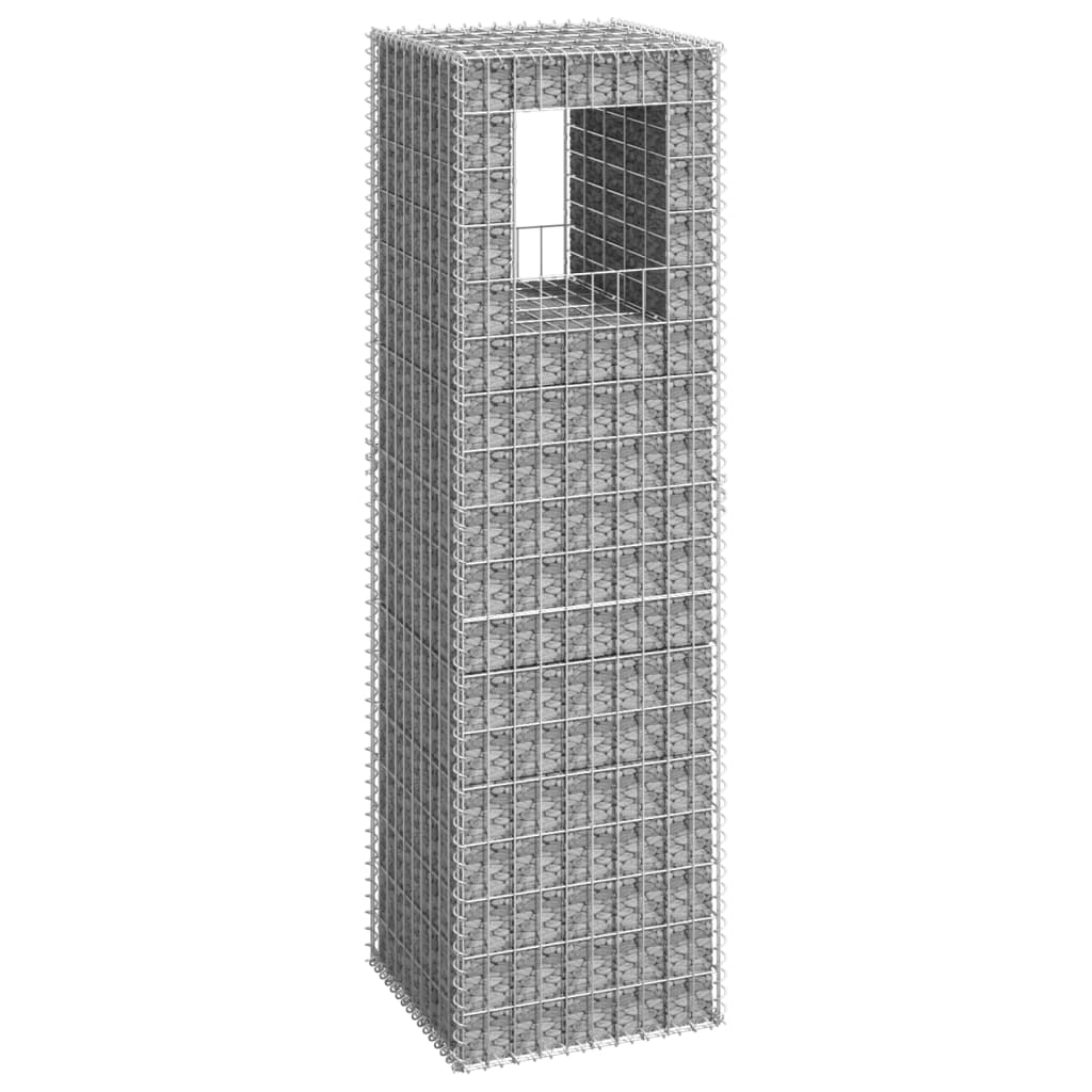 Stâlpi Coș Gabion, 2 Buc., , Fier